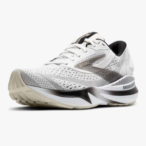 Brooks White and Black Athletic Shoes